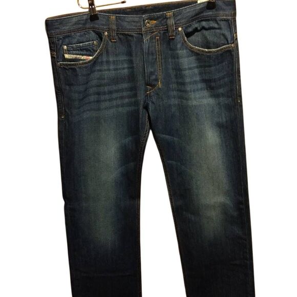 Diesel Safado Men's Regular Slim Straight Jeans 34x30 Wash ORUS6 NWOT - Picture 8 of 13